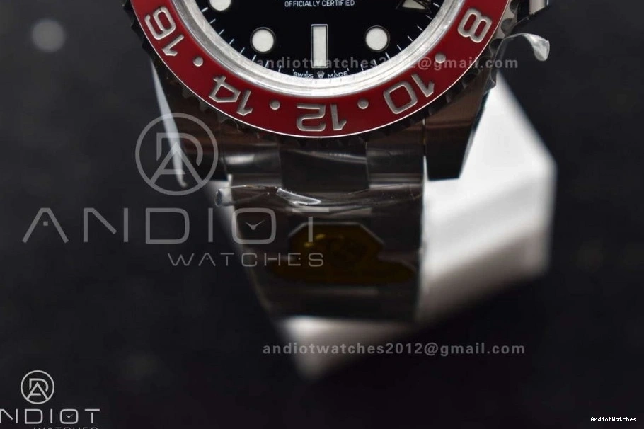 126719 VR3285 Best Blue Bracelet Gold BLRO 866 Factory Gain Edition Oyster on Weight II 1:1 CHS RelaxedFit Dial Master GMT 1008